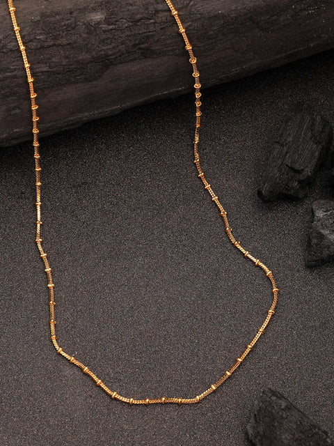 Women's Set of 3 Gold-Plated Minimal Chain