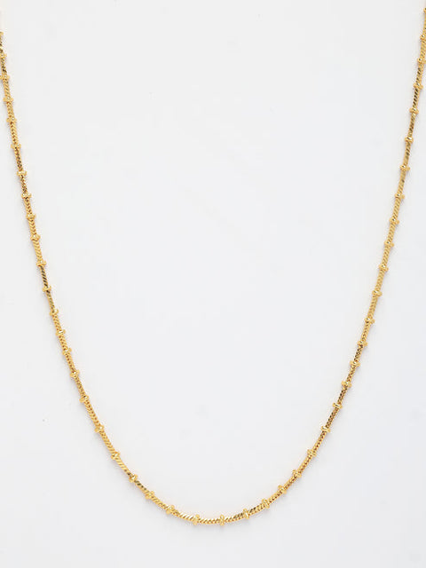 Women's Set of 3 Gold-Plated Minimal Chain