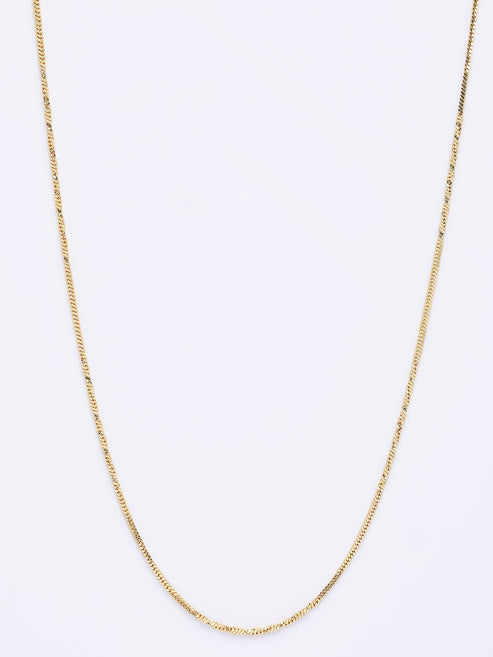Women's Set of 3 Gold-Plated Minimal Chain