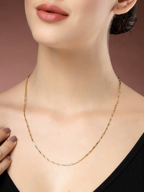 Women's Set of 3 Gold-Plated Minimal Chain