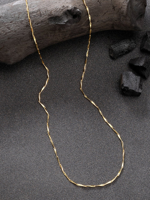 Women's Set of 3 Gold-Plated Minimal Chain