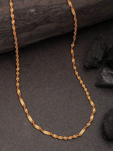 Women's Set of 3 Gold-Plated Minimal Chain