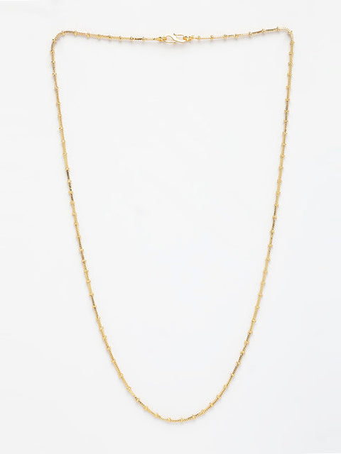 Women's Set of 5 Gold-Plated Minimal Chain