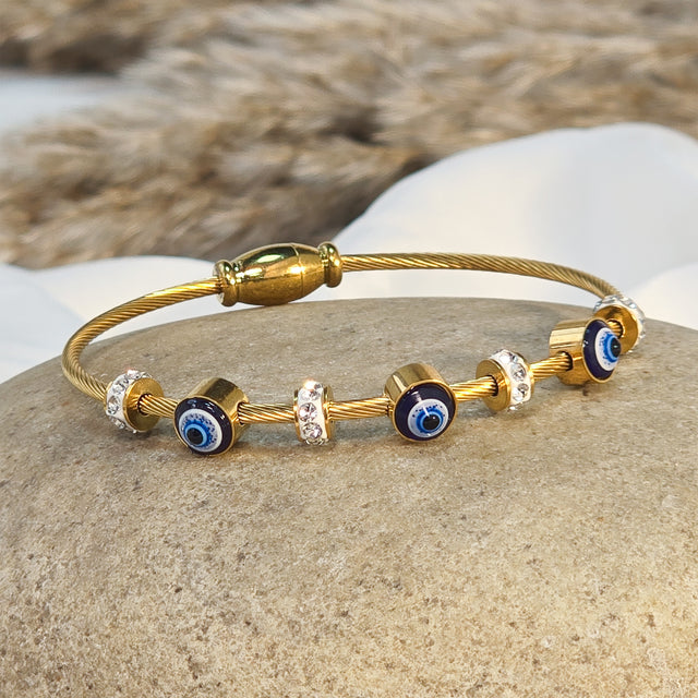 Classic Evil Eye Bangle/ Bracelet