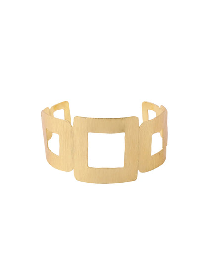 gold plated adjusted kada bracelet