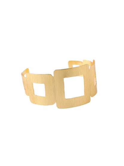 gold plated adjusted kada bracelet