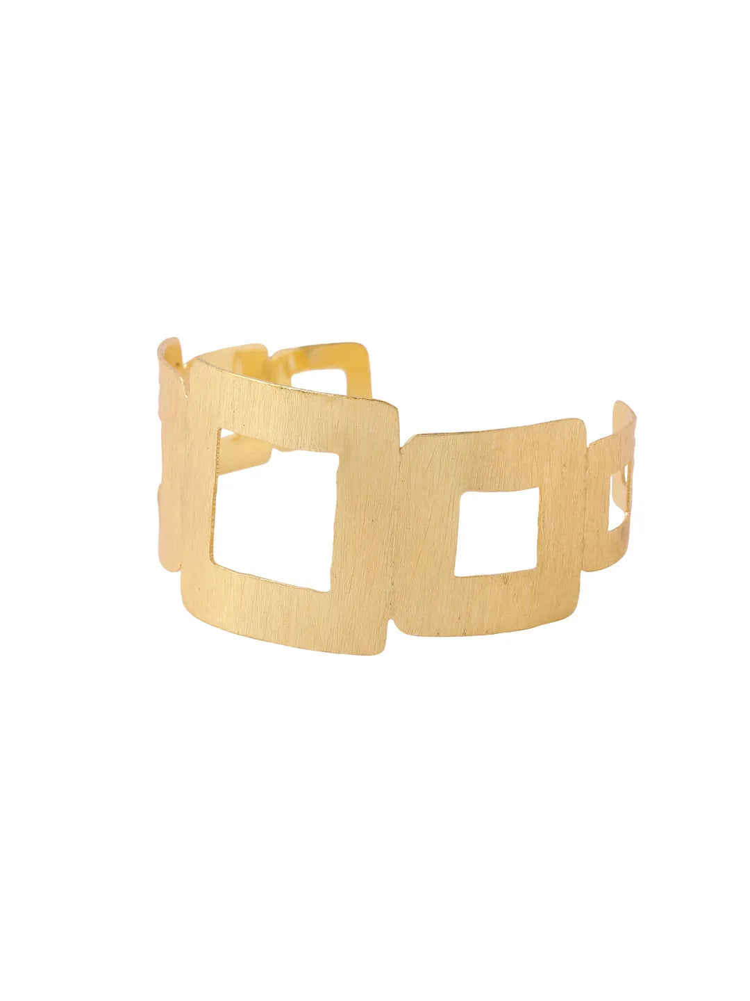 gold plated adjusted kada bracelet