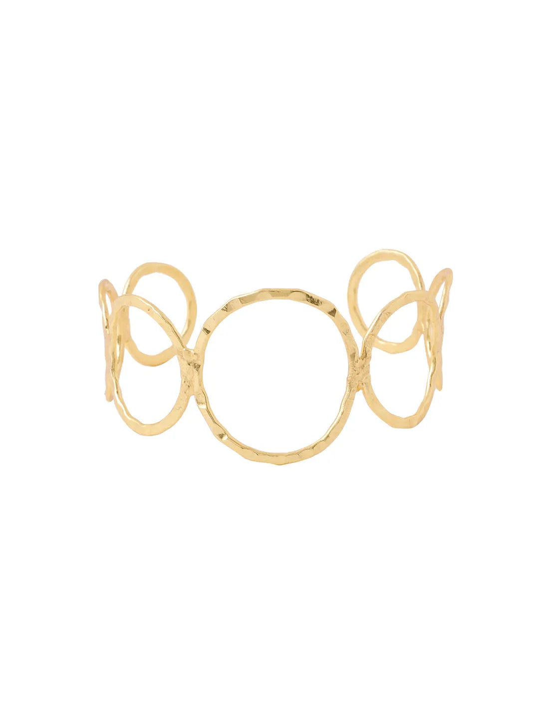 gold plated adjusted kada bracelet