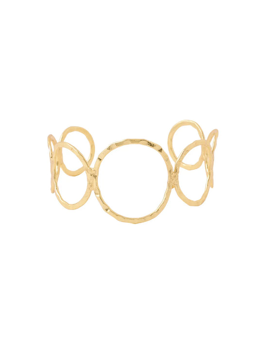 gold plated adjusted kada bracelet