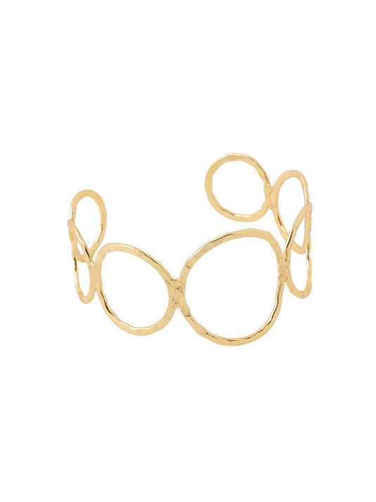 gold plated adjusted kada bracelet