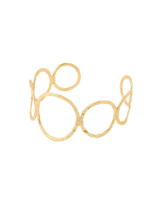 gold plated adjusted kada bracelet