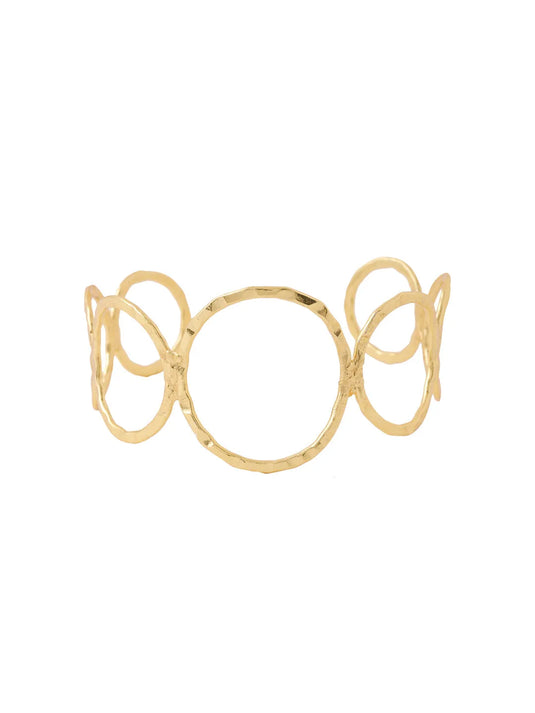 gold plated adjusted kada bracelet