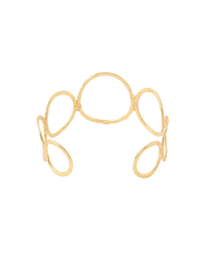 gold plated adjusted kada bracelet