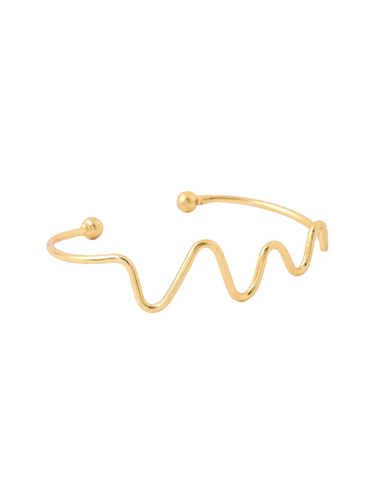 gold plated adjusted kada bracelet