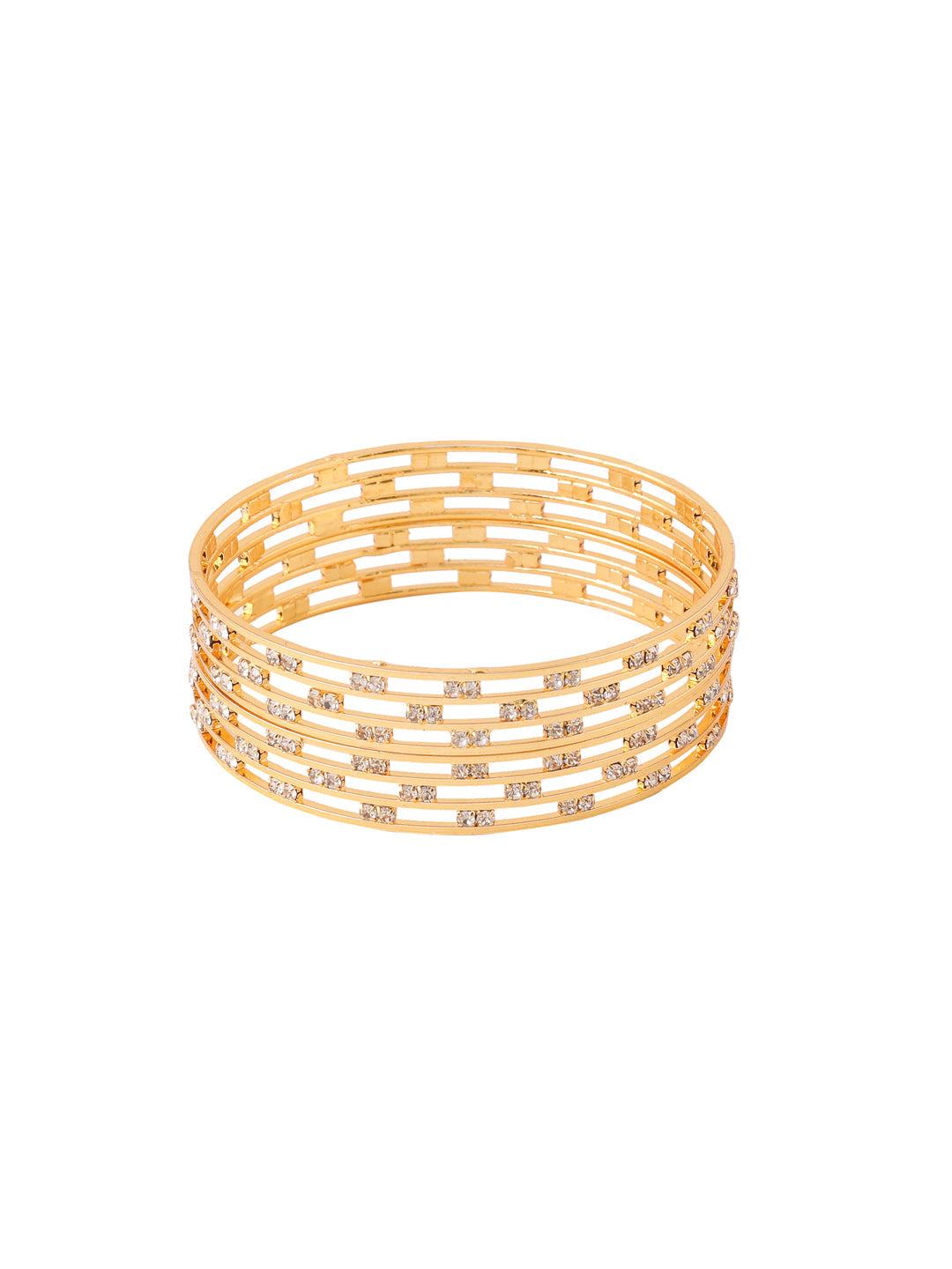 Set of 2 CZ Studded Bangles