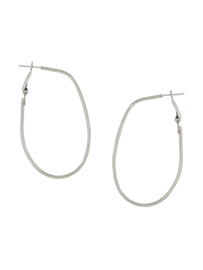 pack of 2 contemporary hoop earrings