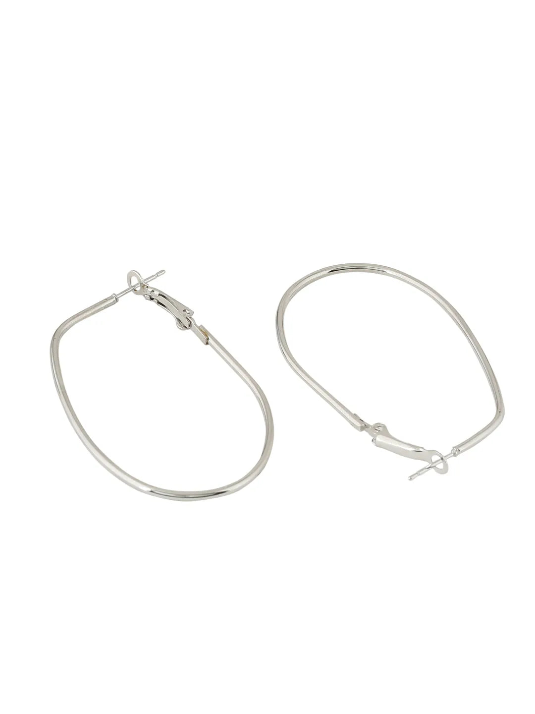 pack of 2 contemporary hoop earrings