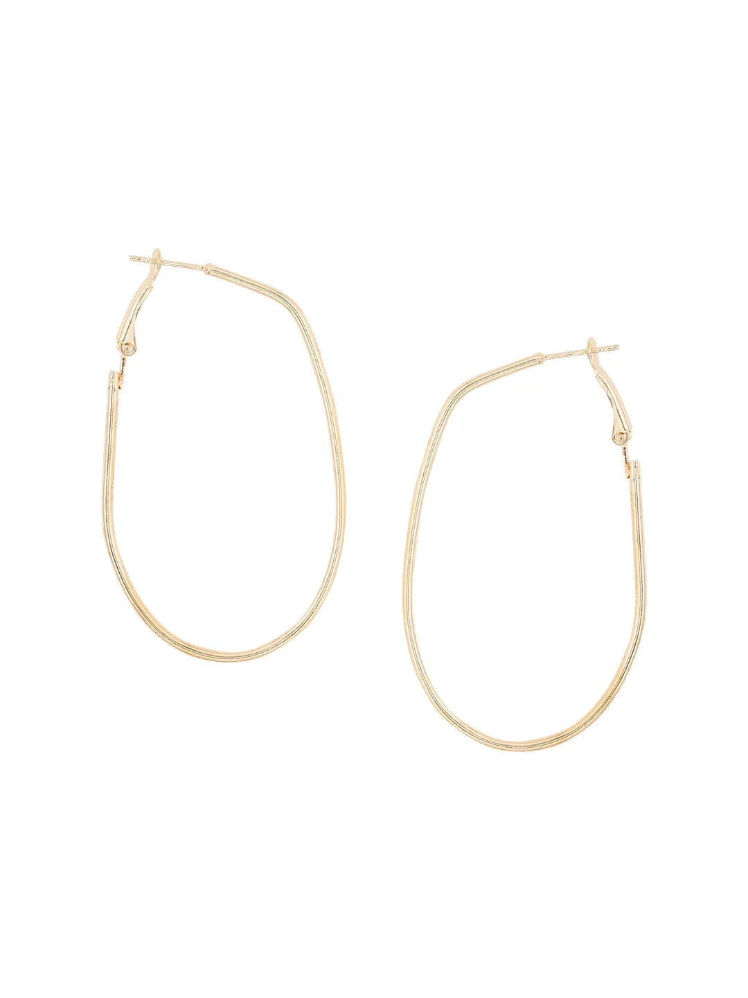 pack of 2 contemporary hoop earrings