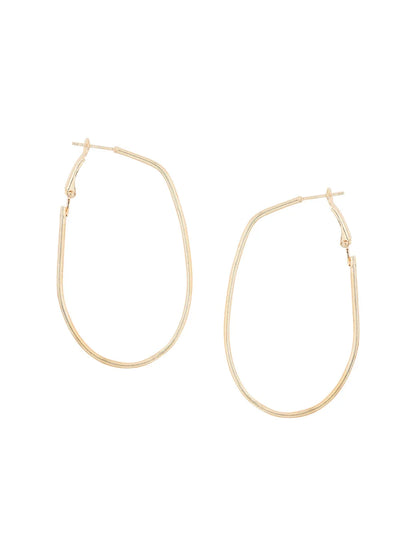 pack of 2 contemporary hoop earrings