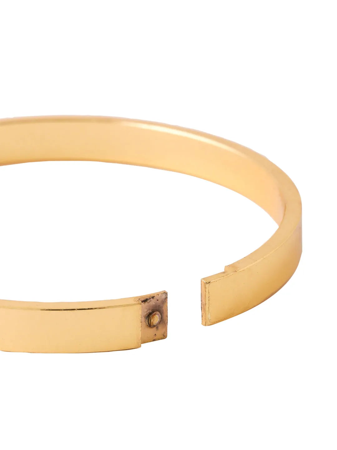 Men gold kada bracelet