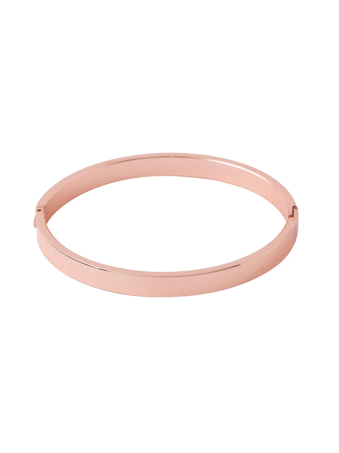 Men rose gold kada bracelet