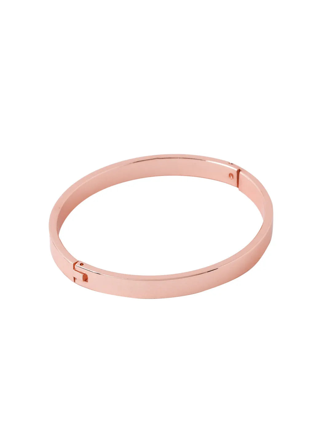 Men rose gold kada bracelet