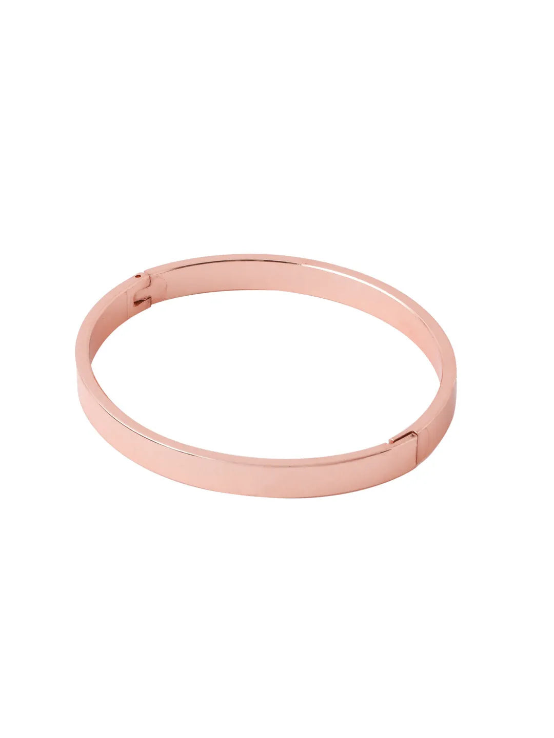 Men rose gold kada bracelet