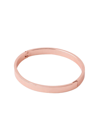 Men rose gold kada bracelet