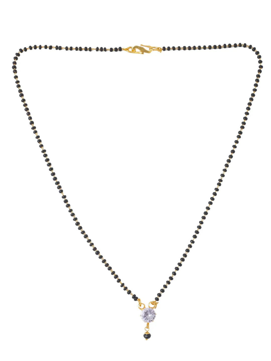 Black Gold Plated Beaded Mangalsutra