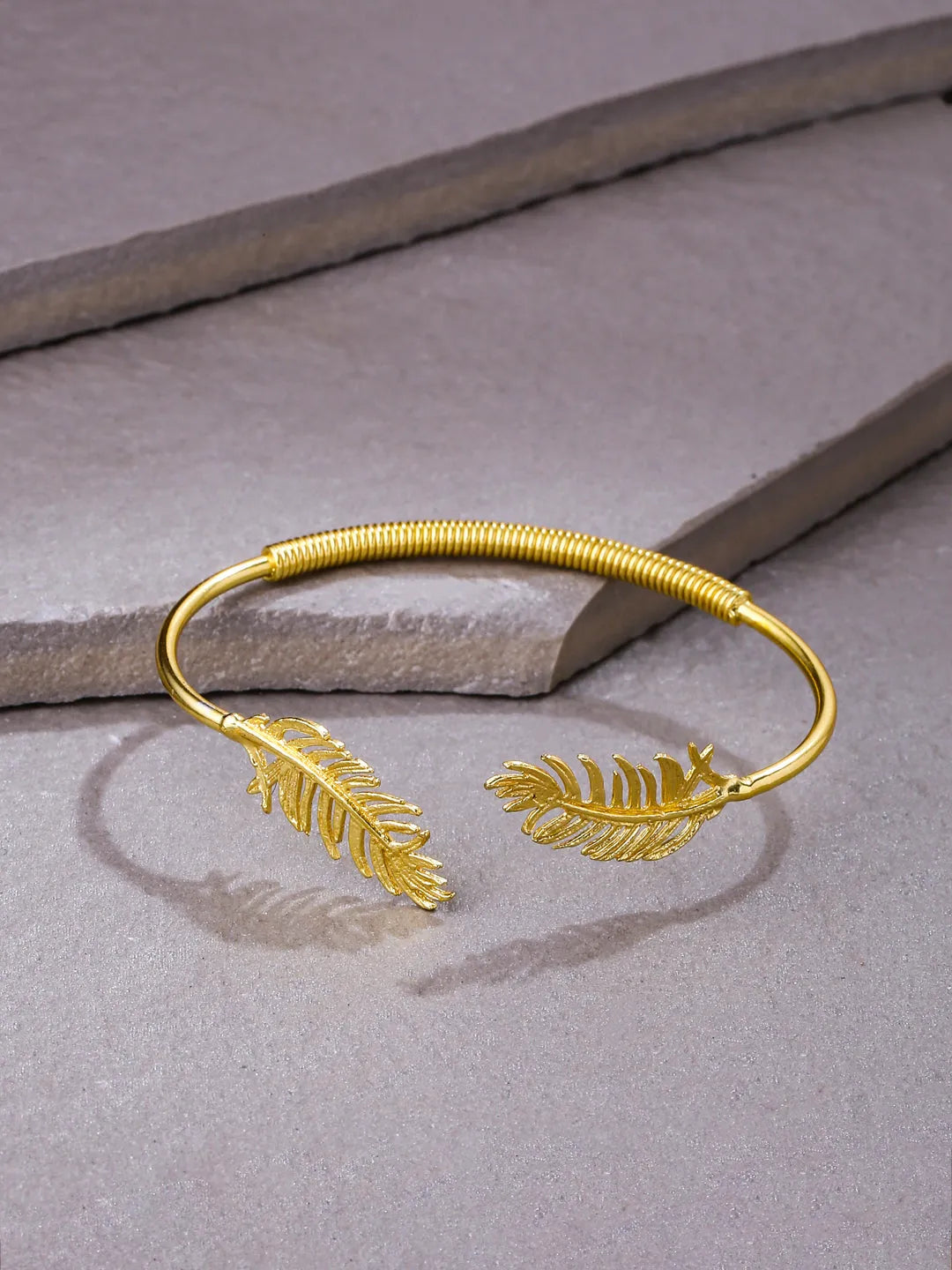 gold plated adjusted kada bracelet