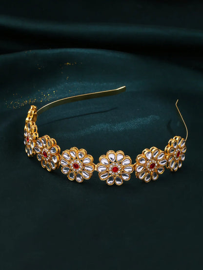 Kundan Studded Hair Band