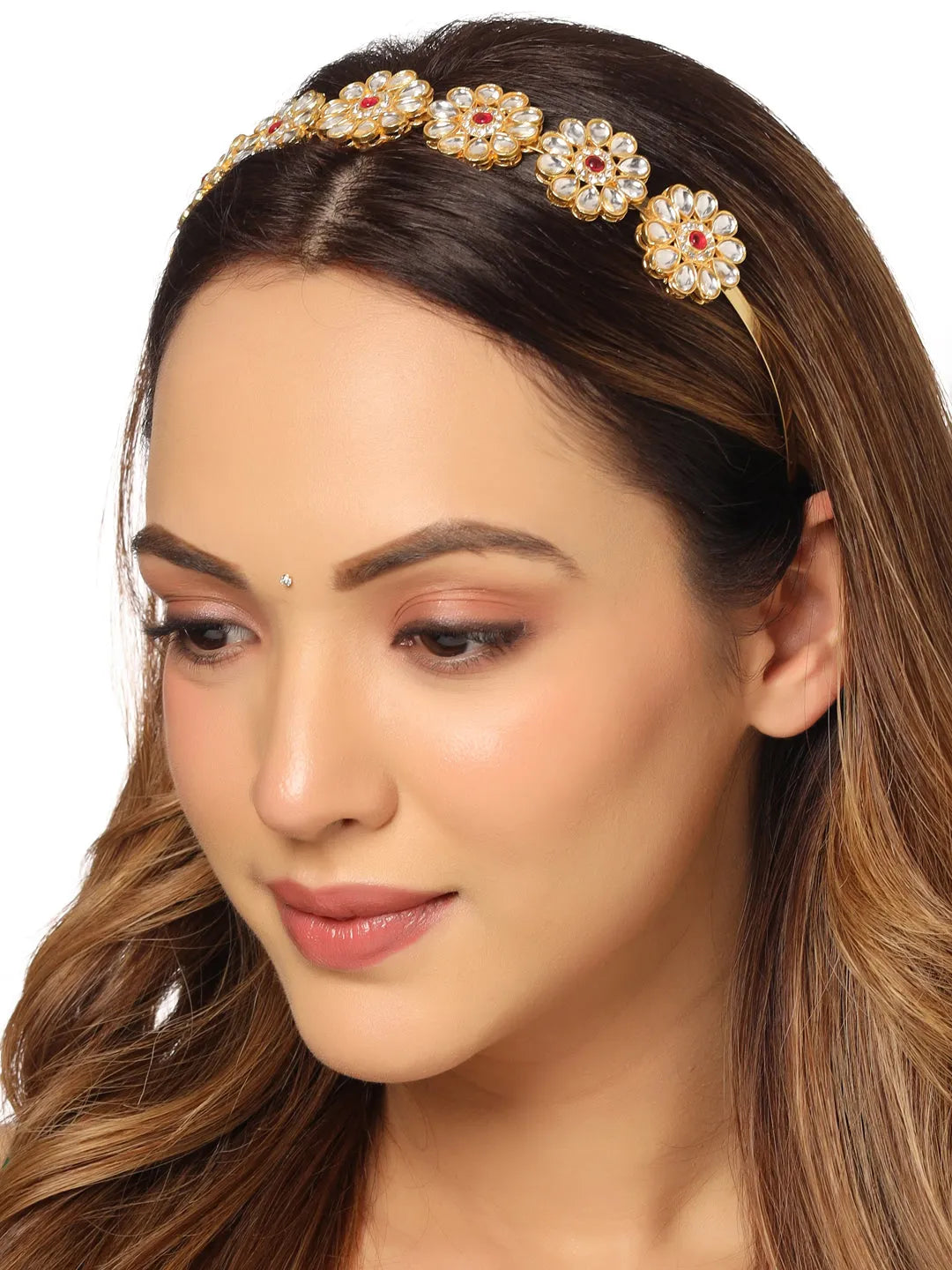 Kundan Studded Hair Band