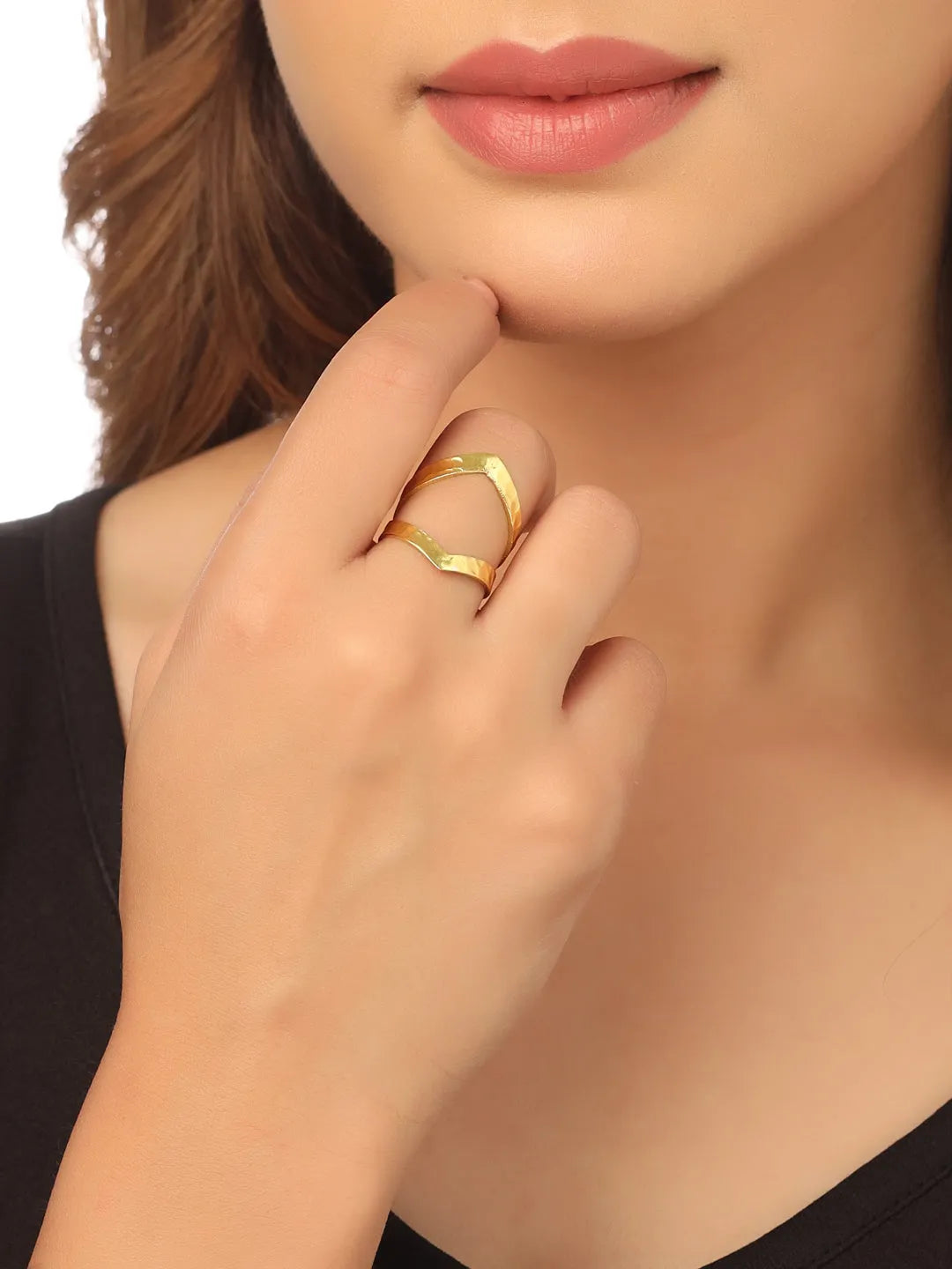 Gold Plated Finger Ring