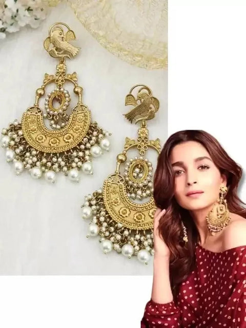 Alia Bhatt Chandbali Bebop Blossom Bliss Earrings Vita Bella