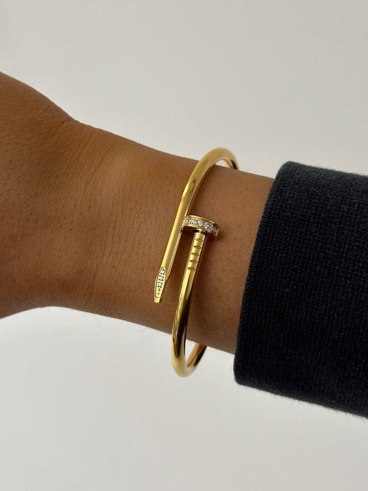 Nail Roxy 18K Gold Plated Bracelet