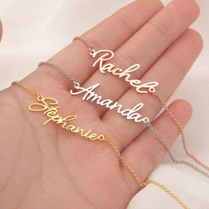 Sterling Silver Personalised Name Bracelet