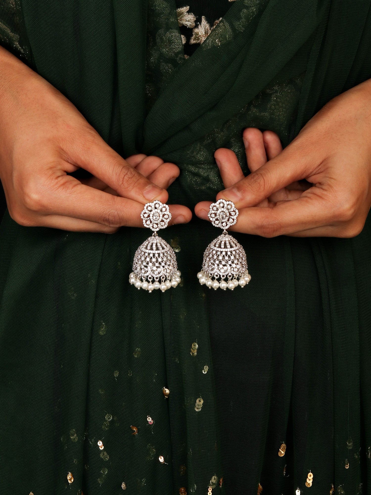 Voguish Designer Jhumka Crafted For Perfect Style Statement for Women