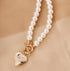 Fashionable Pearl Gold-Plated Plated Alloy Necklace Destiny Jewels