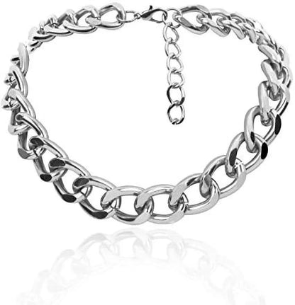 Silver Chunky Stainless Steels Necklace Chain Destiny Jewels