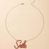 Silver Plated Smill Letter Necklace For Women & Girls Pearl Silver Plated Brass Chain Destiny Jewels