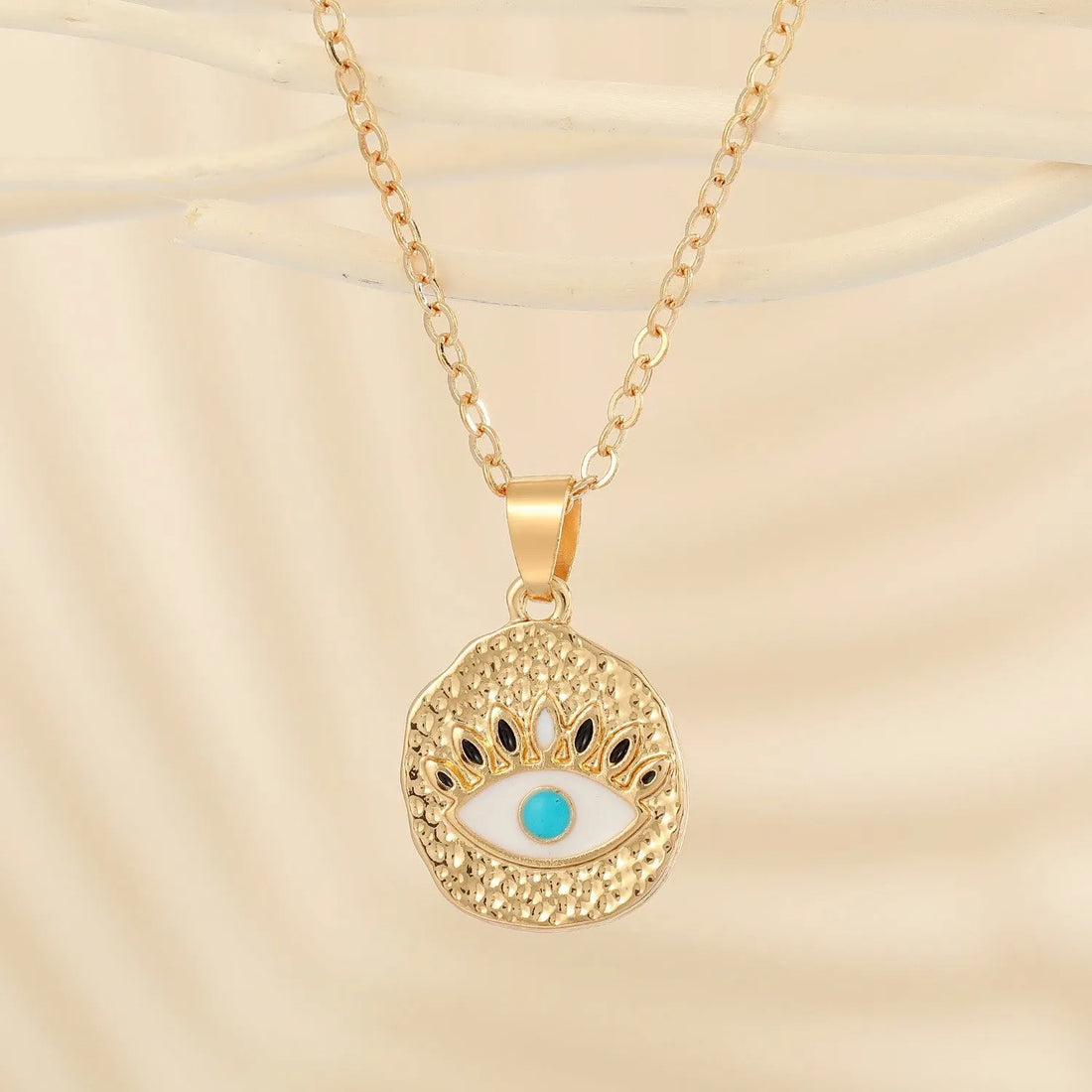 Modern Evil Eye Gold Plated Chain Destiny Jewels