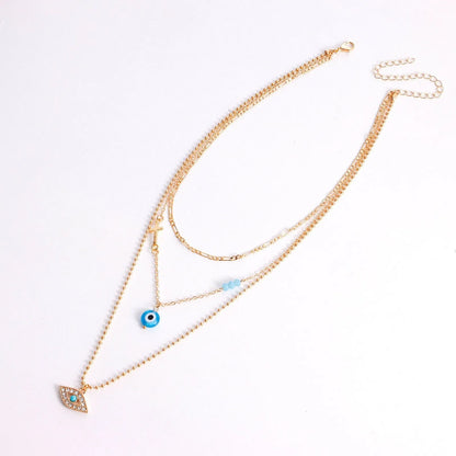 Modern Evil Eye Layered Chain Destiny Jewels