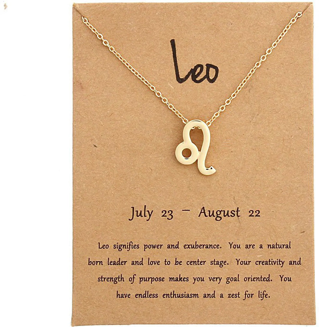 Desiny Jewels Gold Plated Leo Zodiac Pendant Destiny Jewels