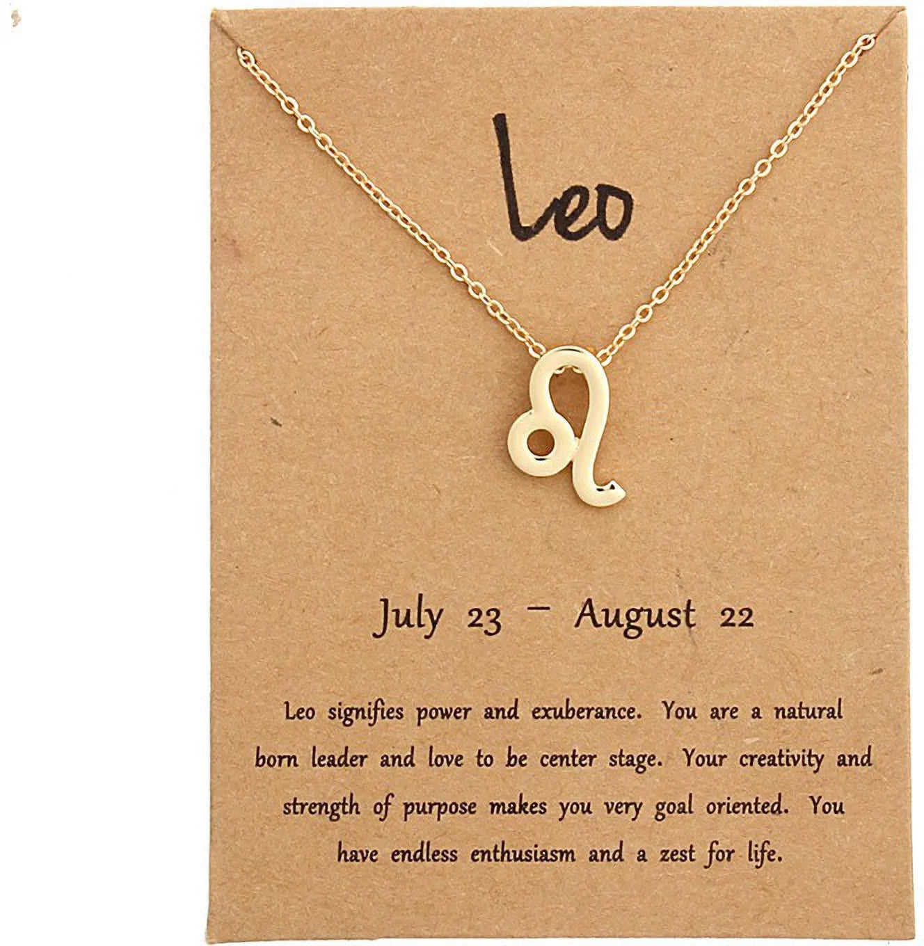 Desiny Jewels Gold Plated Leo Zodiac Pendant Destiny Jewels