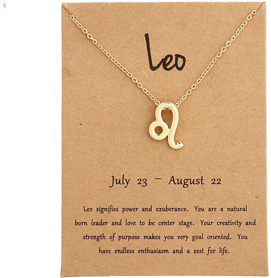 Desiny Jewels Gold Plated Leo Zodiac Pendant Destiny Jewels