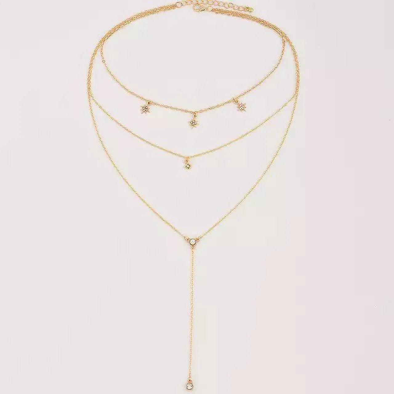 Gold-Plated Plated Alloy Chain Set Destiny Jewels