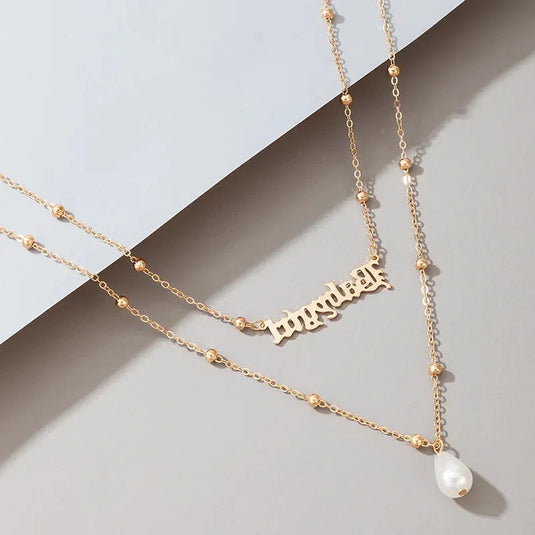 Pearl Gold-Plated Plated Chain For Women Destiny Jewels