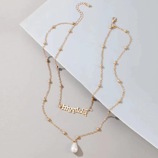 Pearl Gold-Plated Plated Chain For Women Destiny Jewels