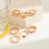 Minimal Design Gold Plated Ring Set - Set Of 7 Destiny Jewels