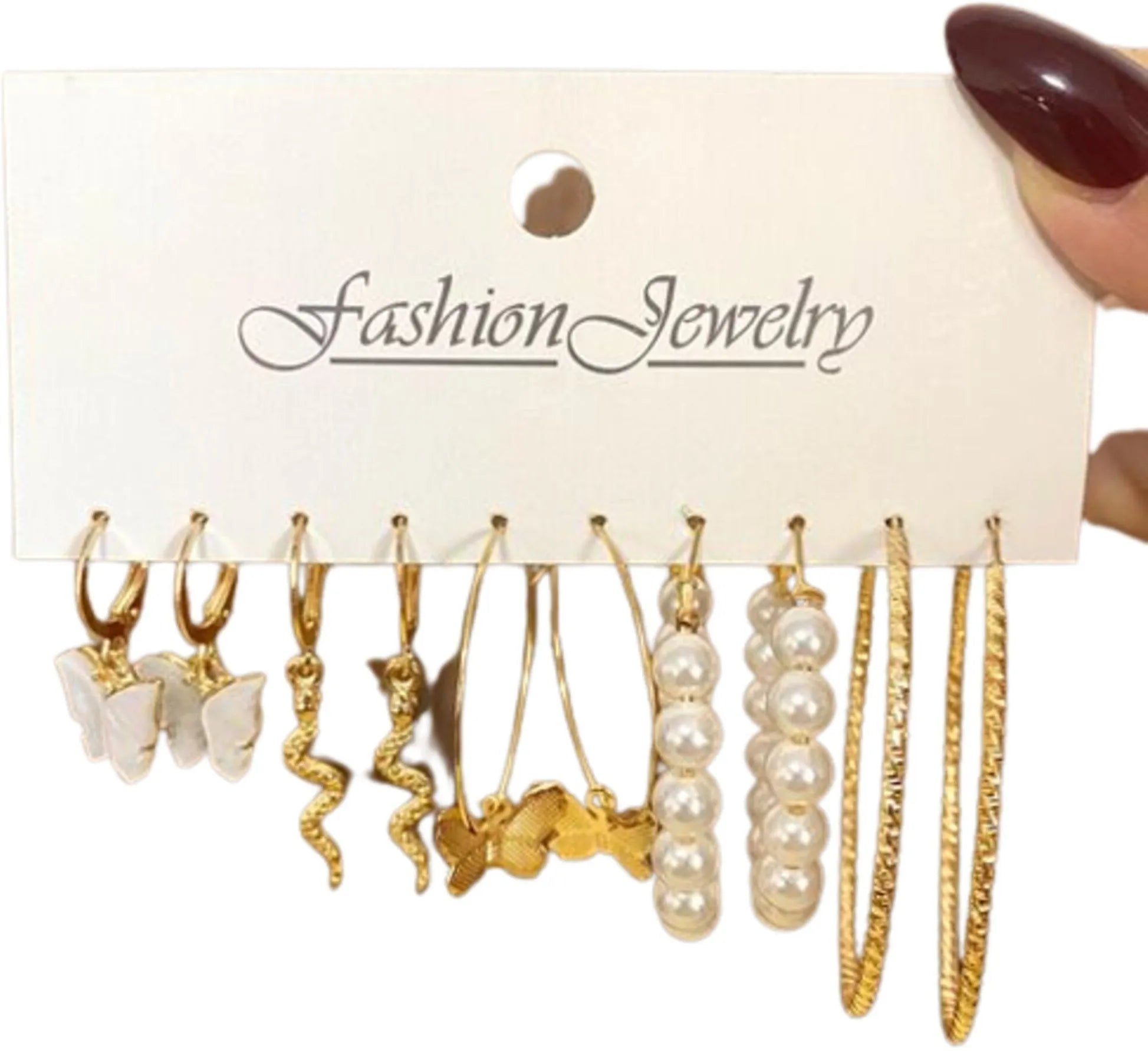 Latest Korean Earrings Combo Set - Pair Of 5 Destiny Jewels